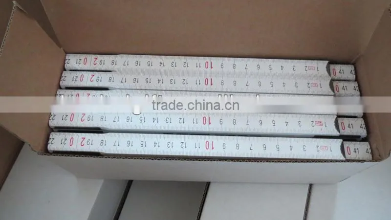 2m wooden folding ruler