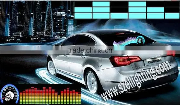 equalizer car sticker,el light equalizer car sticker,Size60*20cm
