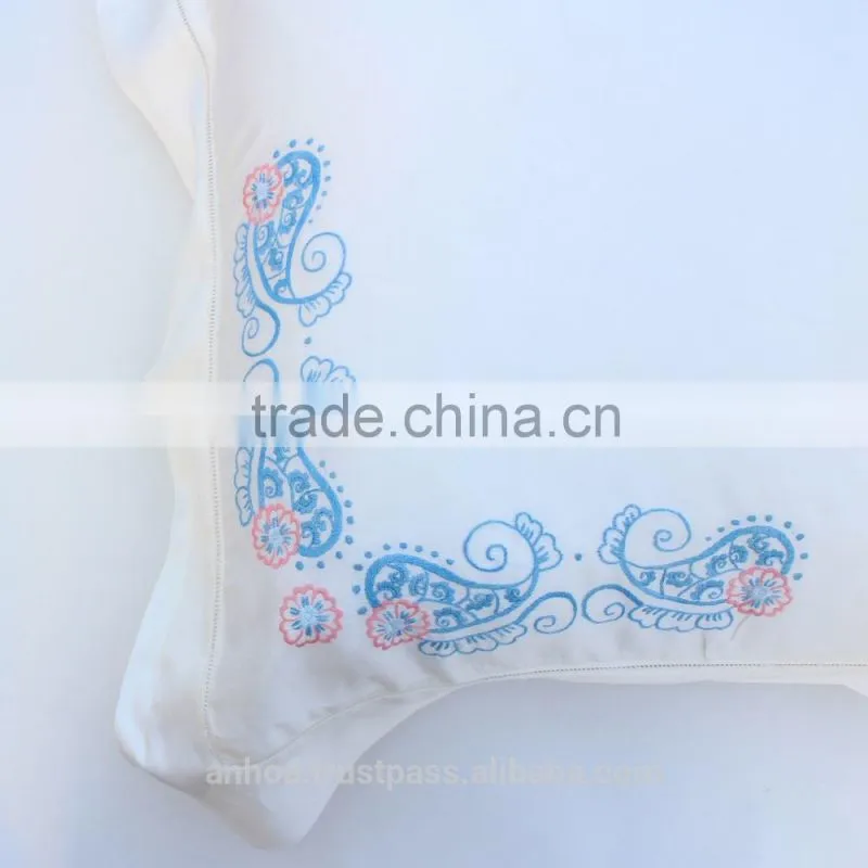 Hand embroidery designs, hand embroidery pillow case