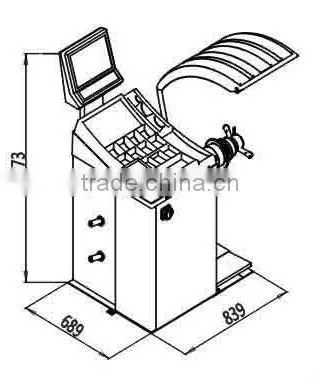 Computerized car wheel balancer/china wheel balancer