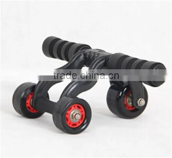 Original Three Ab Wheel Roller With ab Mat Fitness Exerciser Abdomonal Abs Wheels