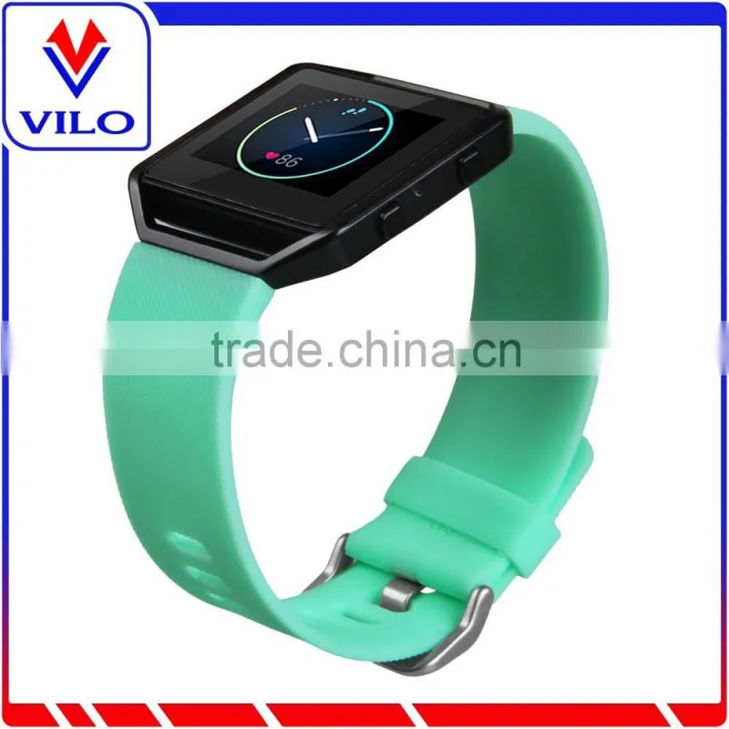 Hot Selling Silicone Watch Strap For Fitbit Blaze Watch Band+Metal Frame