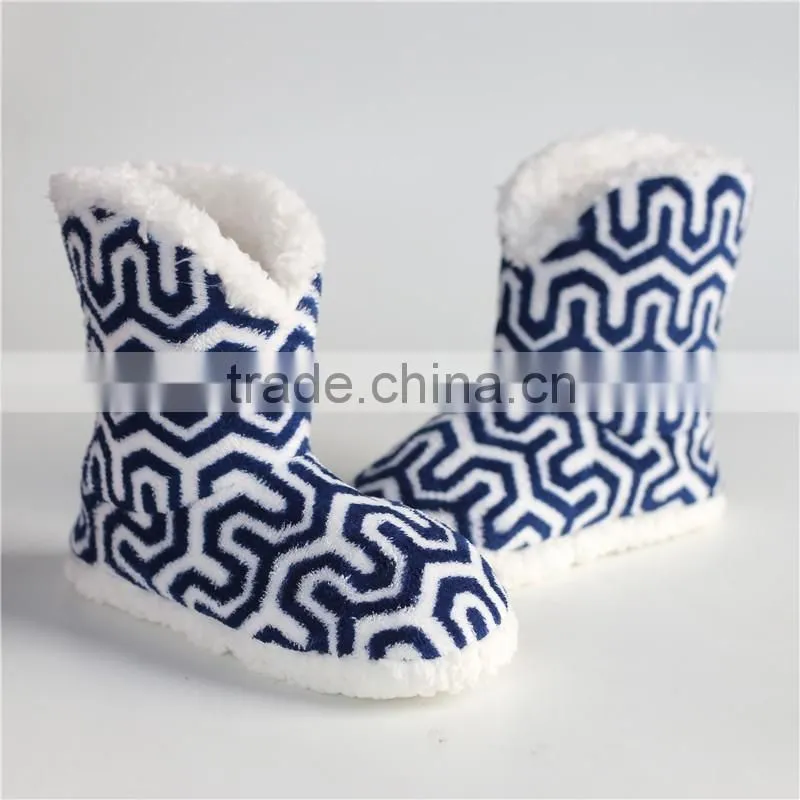 Ladies coral fleece indoor boot