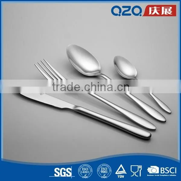 High grade bulk dinner sets tumbling polish kitchen cutlery set