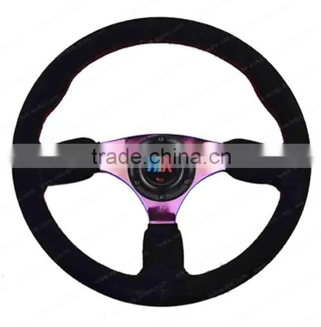 Racing leather steering wheel