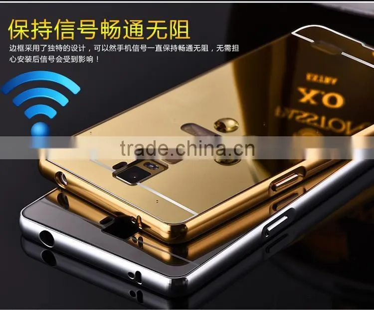 Most Papular Metal Mirror Back Bumper Phone Case Cover For OPPO R7 Plus
