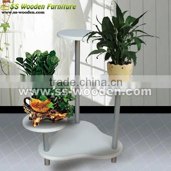 Home decorative white large wooden planters FS-4343725