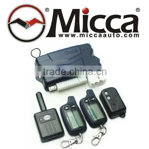 Two way Security & Remote Start, FM LCD two way car alarm system with remote engine starter(TW206)