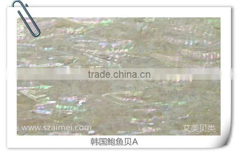 Korea balone (Paua) white selection shell paper