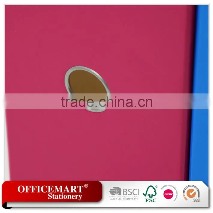 stationery eco-friendly coated paper box lever arch file