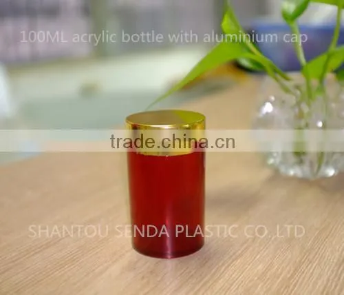 acrylic containers wholesale, OEM acrylic airless bottle, acrylic jars bottles gold luxury