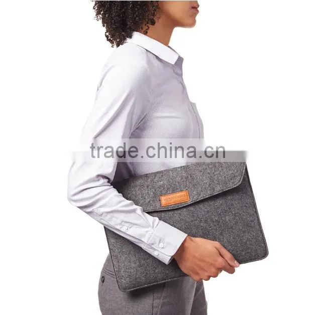 Fashional felt sleeve laptop sleeve Case Bag,wool felt sleeve felt Material