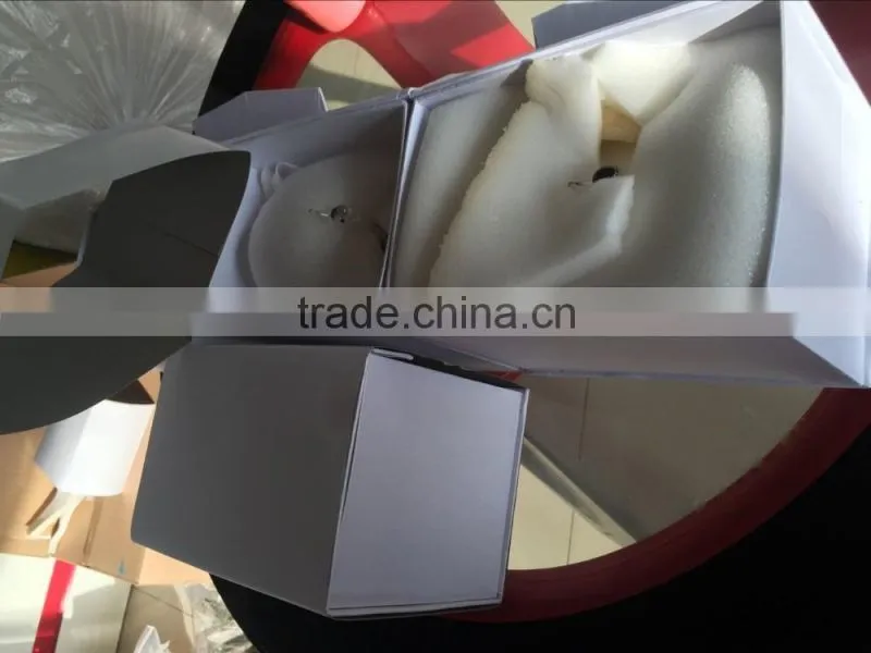 Factory directly sale hot seller high quality lovely couple crystal swan for wedding gift