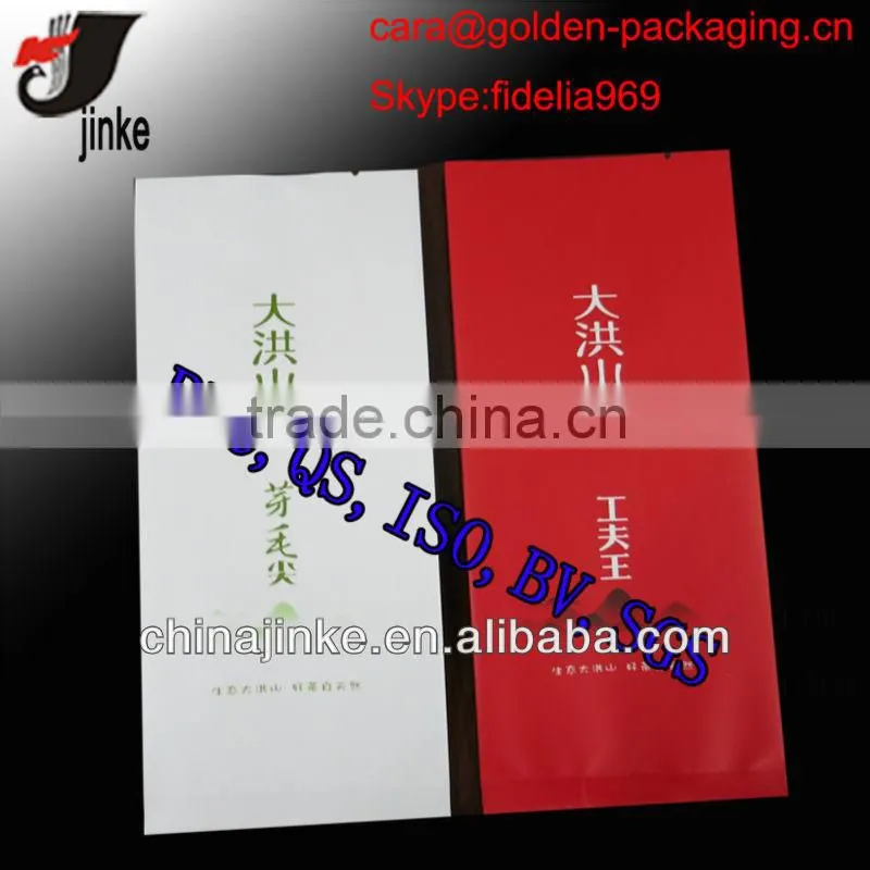 Printing tea vacuum bags