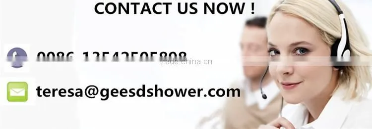 3 glass hinge shower screen GD9029A