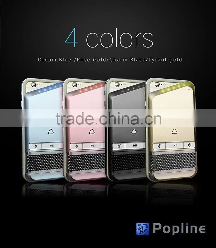 Mobile Power Bank New Product 2016 Smart Battery Case bluetooth speaker phone case