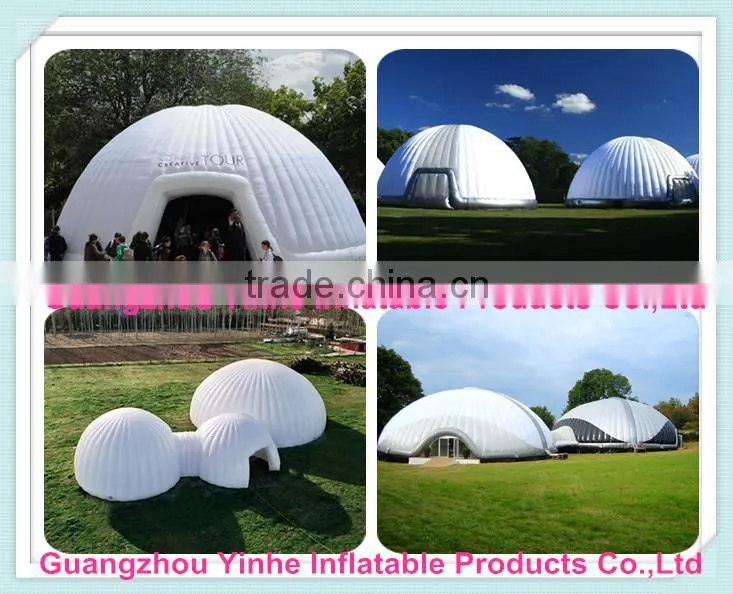2015 outdoor giant white inflatable structures tent for event