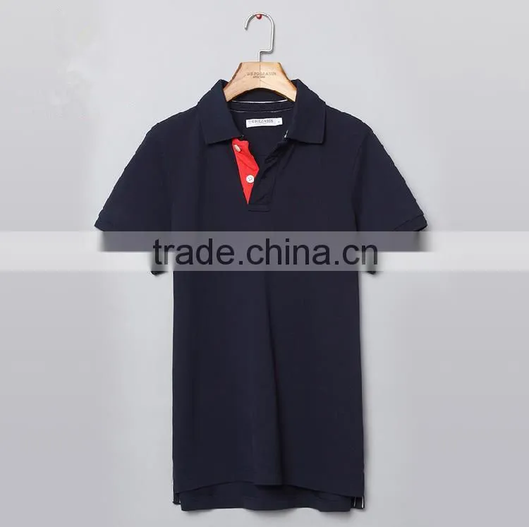 wholesale china mens bulk plain color 100% cotton polo shirts