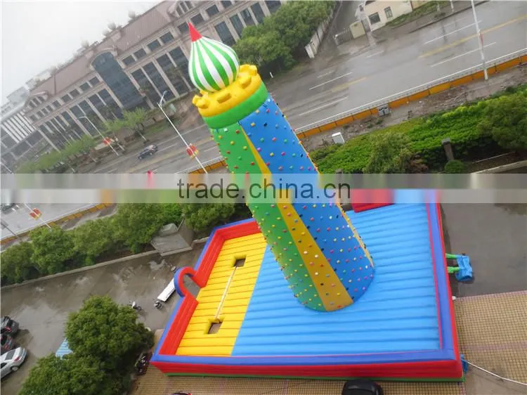 inflatable climbing rock wall/ climbing inflatable sports game