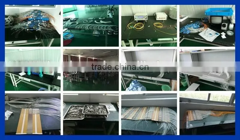 0.9mm steel tube Mini blockless SC/UPC 1x8 Splitter non Box