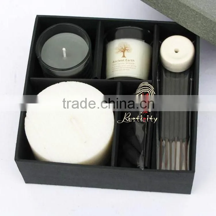 scented candle incense sticks gift set for promotion