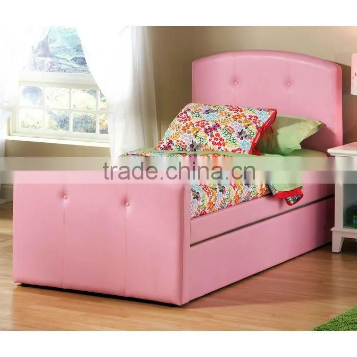 Platform Twin Size Bed frame leather