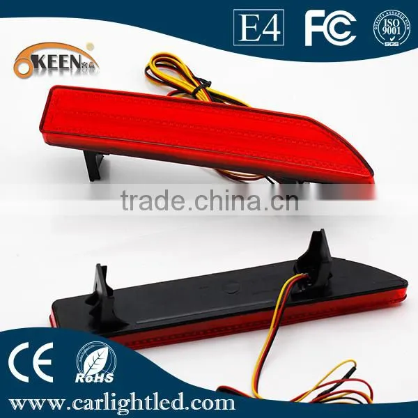 Red tail lamp led rear bumper lights Tail Brake Stop Light motorcycle rear reflector for 09 CRV