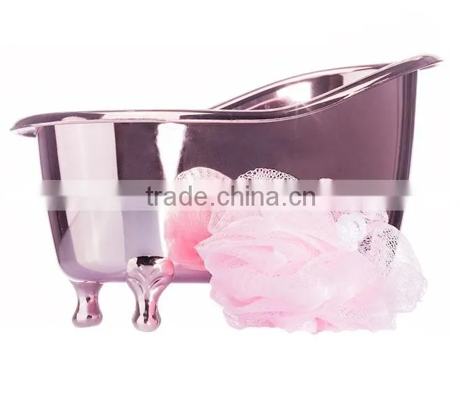Bathtub shape container, empty plastic mini bathtub container for hold products