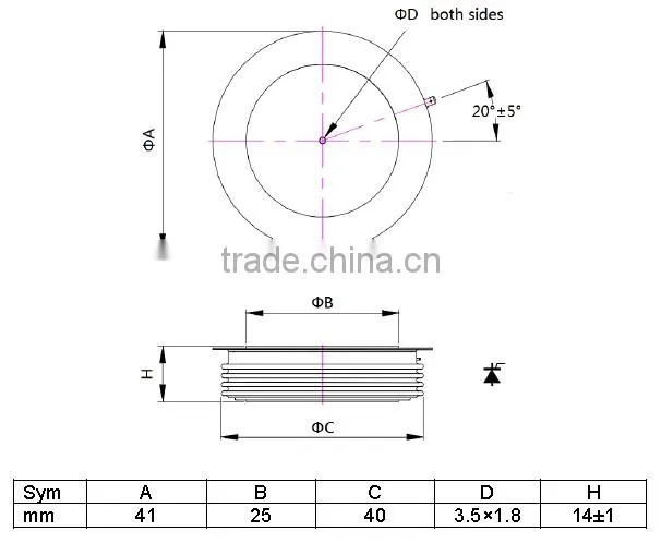 fast thyristor DCR604