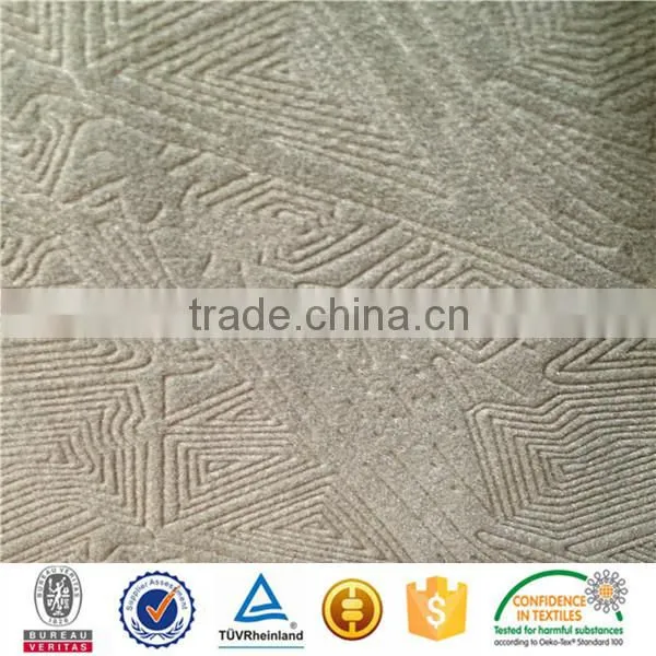make to order Polyester Material new pattern embossed car seat upholstery fabric