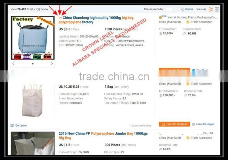 China Shandong high quality pp woven mesh ventilated breathable FIBC bulk big bag for potato