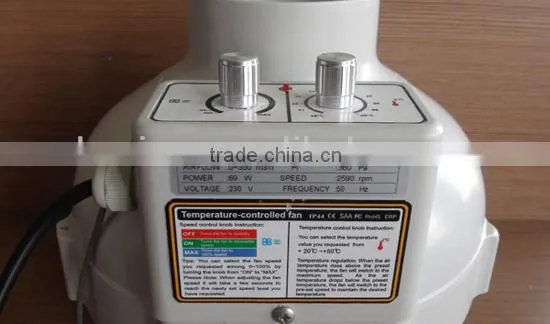 Commercial ventilation Circular inline duct fan,Temperature control