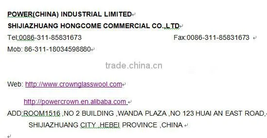 shock absorption glass wool automotive sound insulation