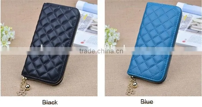 New Arrive Women Long Wallet Lozenge ladies Credit Holders Coin Purse