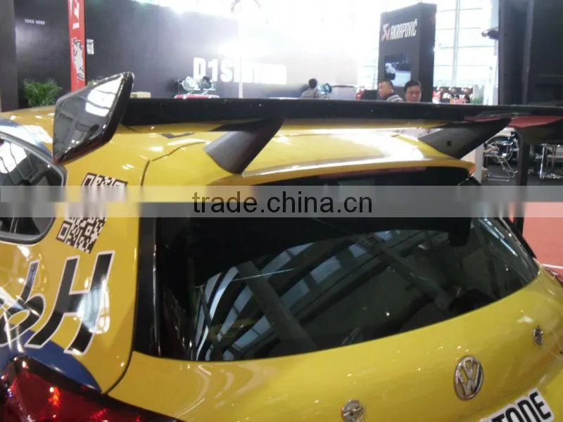 Volkswagon VW Scirocco Carbon Fiber Racing Style Rear Wing Spoiler