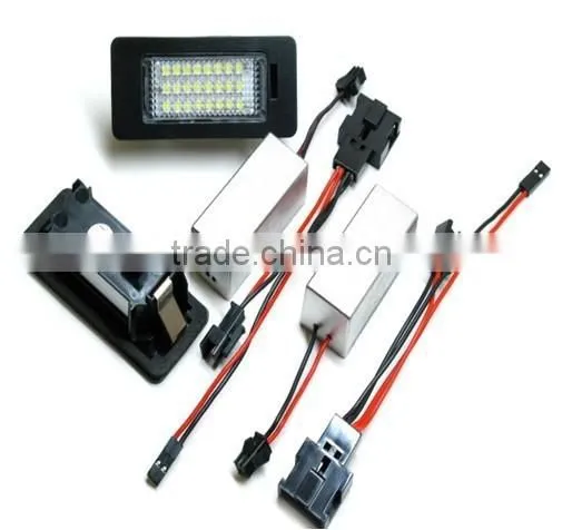Auto electronic waterproof led license plate light license plate frame american license plate frame