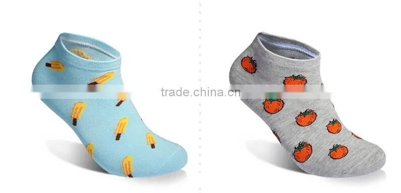 Green 100% Cotton Custom Design Cartoon Tube Sock Sport Sock Man Sock