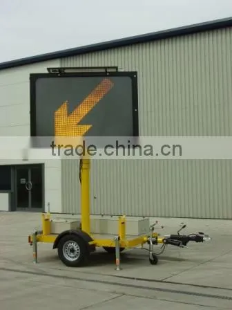 Australian standard solar traffic LED trailer signs VMS