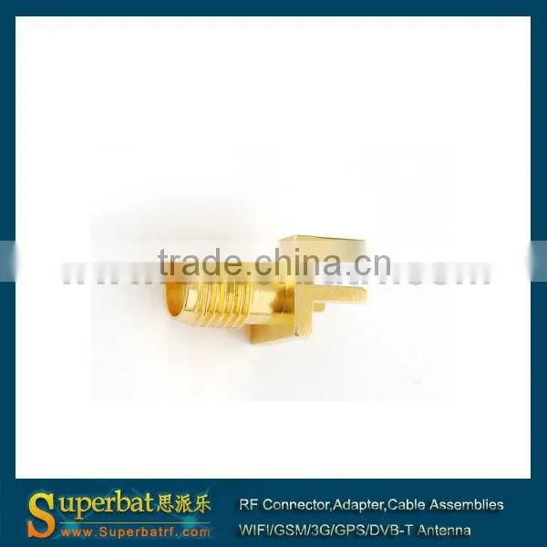 SMA End Launch Jack PCB Mount tab terminal n male sma male pigtail