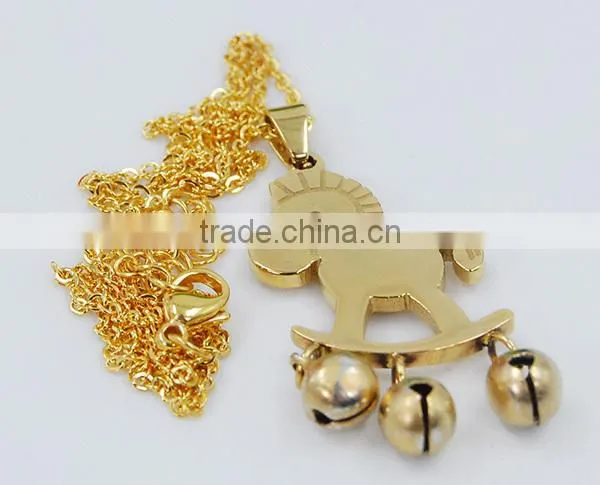 Various horse Stainless steel jewelry,multifarious horse gold plated jewelry