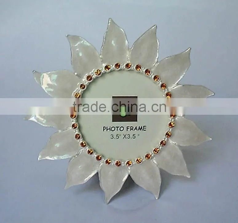 2015 sunflower metal pewter zinc alloy home decorative photo frame