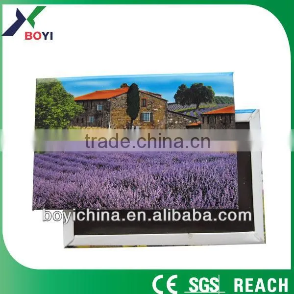 MOQ 1000pcs custom made cheap tourist fridge magnet