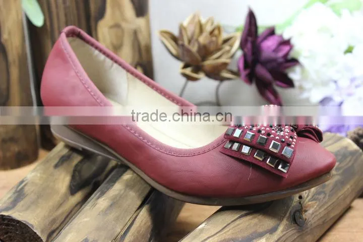 Latest design good quality comfortable dancing women flat shoes