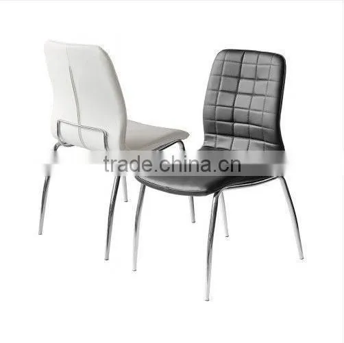 DC-2503 Morden Cheap PU leather Checkers Dining Chair