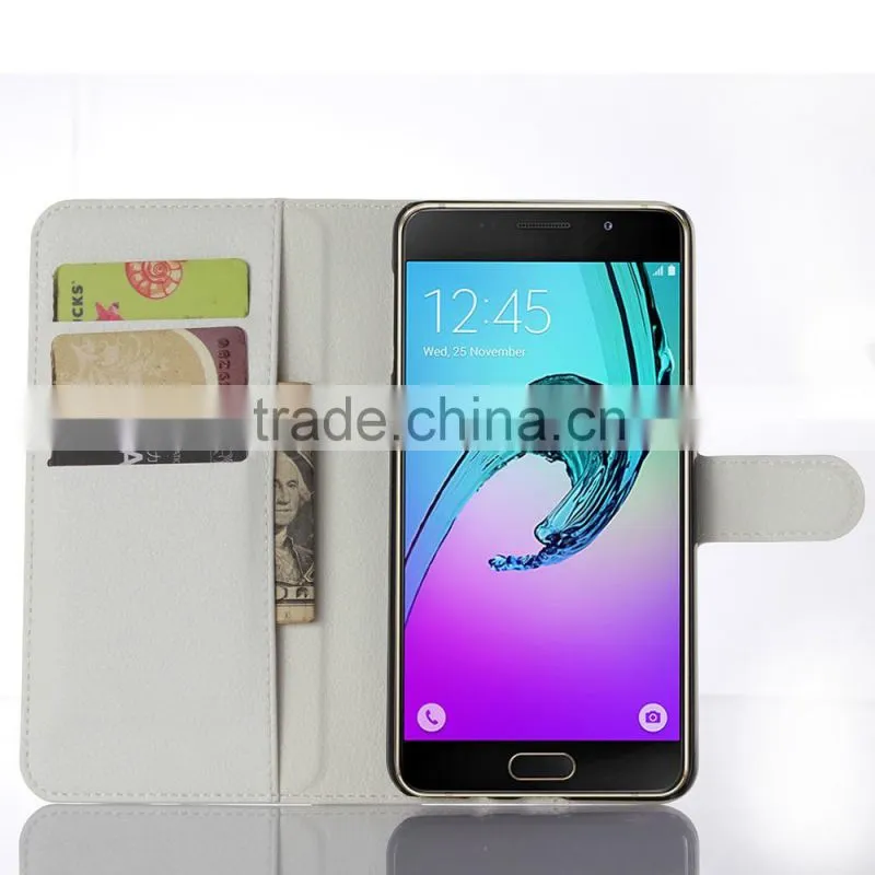 High Quality Leather Holster Card Wallet Folio Stand Flip Case Cover for Samsung GALAXY A9