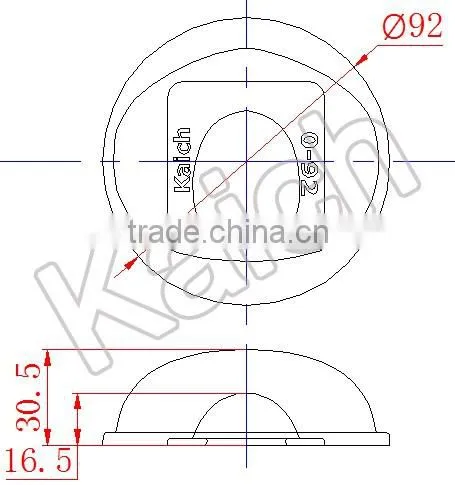 Led light glass lens 92 Suitable for 20W-150W street light lens