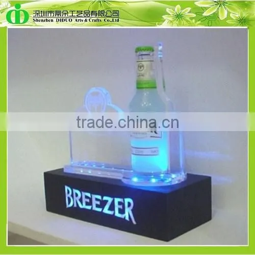 DDB-0071 Trade Assurance Shenzhen Factory Wholesale Acrylic Led Light Stand for Drink