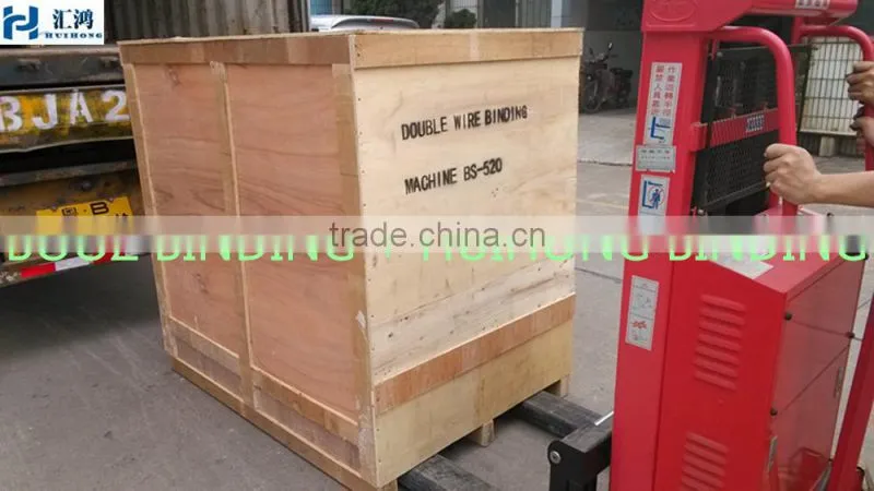 Double wire perfect binding machine