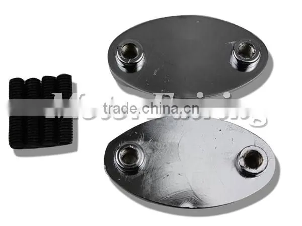 Mirror Base Plates for Kawasaki Ninja ZX6R ZX6RR 636 ZX10R 2005-2008 MT222-015 Chrome