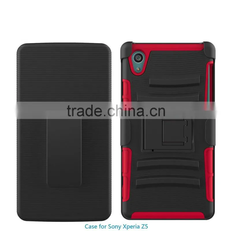 New arrival PC Silicone hybrid slim armor case moblie phone case for sony xperia z5 china price